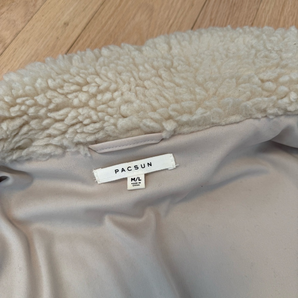 PacSun oversized Sherpa Jacket - Picture 4 of 6